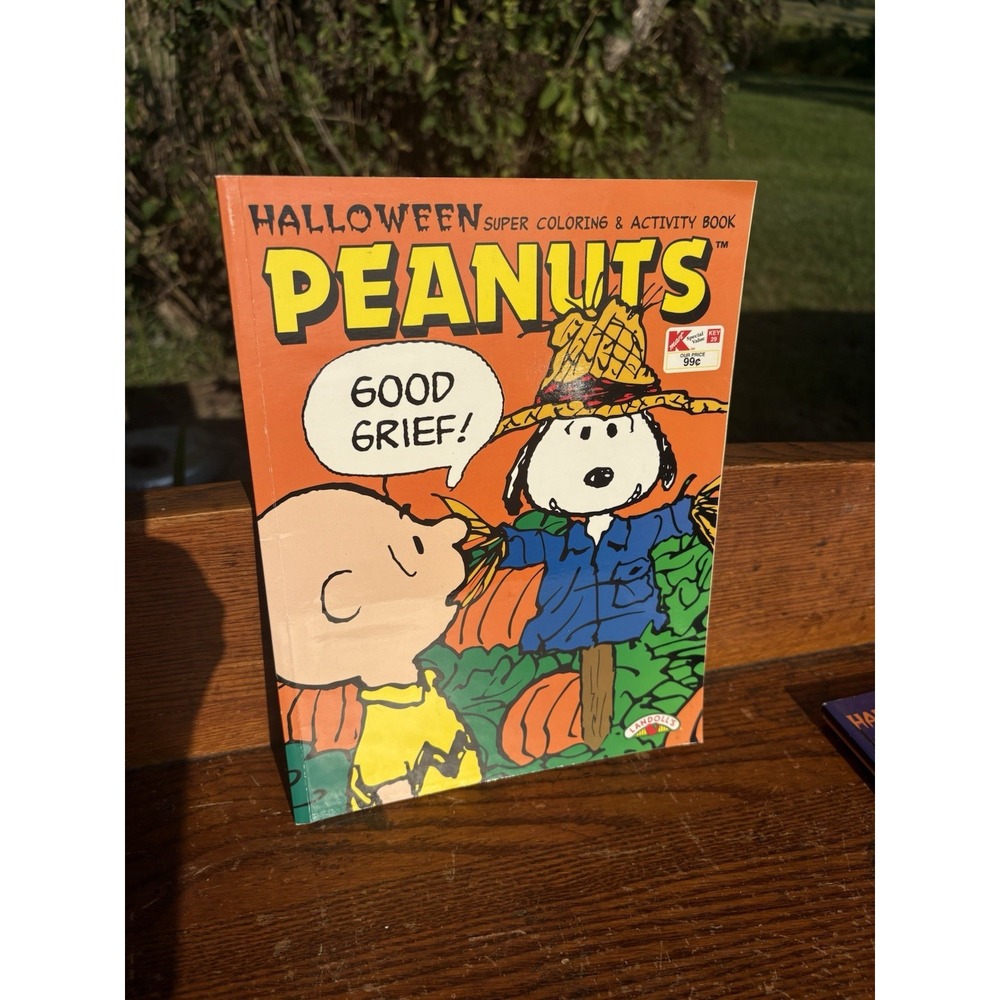Vintage Peanuts Halloween Super Coloring and Activity Book Landolll's New
